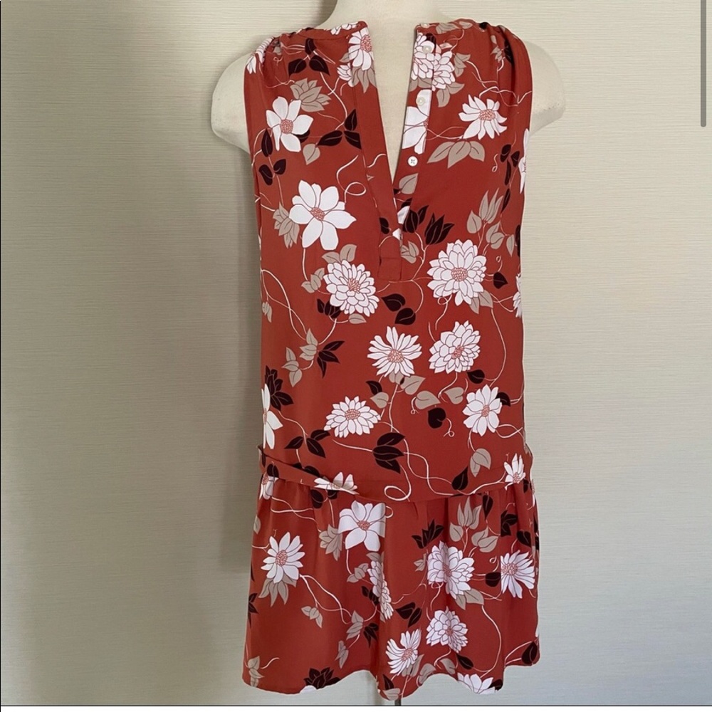 Loft Floral Drop Waist Dress